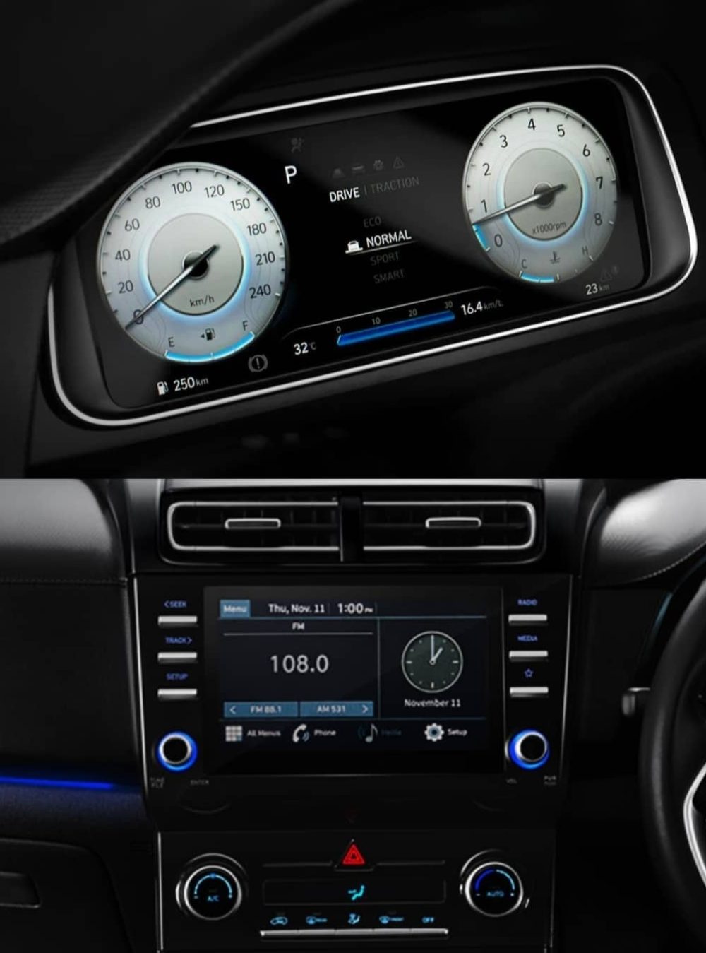 MID DAN HEAD UNIT DISPLAY CRETA